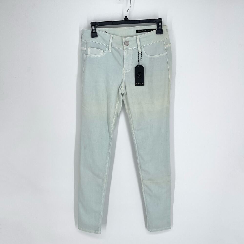 Black Orchid Denim NEW Black Jewel Mid Rise Jegging Jeans *FLAWS* Sz 27 Utopia